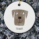 Recherche de labrador retriever ornements Laboratoire de chocolat