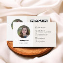 Recherche de consultant en médias cartes visite Code qr