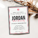 Recherche de rouge et gris invitations Pour enfants