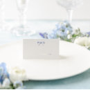 Recherche de vintage placement cartes Bleu et blanc