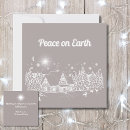 Recherche de silhouette blanche vœux cartes Cerf