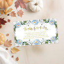 Recherche de beau bébé invitations Bleu poussiéreux