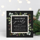 Recherche de design botanique noir invitations Noir et blanc