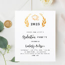 Recherche de feuille de laurier invitations Blanc et or