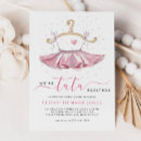 Recherche de tutu invitations Petite fille