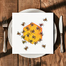 Recherche de hexagone serviettes Abeilles