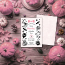 Recherche de halloween costume anniversaire invitations Noir et blanc