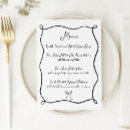 Recherche de noir et blanc mariage menus Capricieux