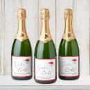 Recherche de santa bouteilles vin étiquettes Aquarelle