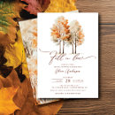 Recherche de fall bridal shower invitations Chute