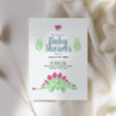 Recherche de dinosaure bleu invitations Bébé garçon