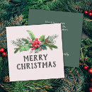 Recherche de noël aquarelle cartes visite Floral