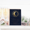Recherche de midnight blue invitations Bleu nuit et or