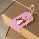 Recherche de chat noël étiquettes cadeau Floral