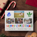 Recherche de couleurs noël cartes Collage