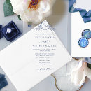 Recherche de bleu royal marine invitations Monogramme