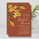Recherche de autumn bridal shower invitations Feuilles d'automne