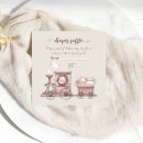 Recherche de zoo carrées invitations Baby