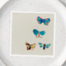 Recherche de de cuisine de papillon serviettes Bleu