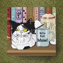 Recherche de chat blanc noir horloges Drôle