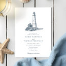 Recherche de phare mariage invitations Mer