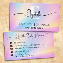 Recherche de jaune pâle cartes visite Simple