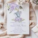 Recherche de floral elephant baby shower invitations Pour enfants