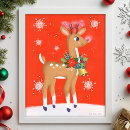Recherche de reindeer posters Mignon