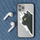 Recherche de visage de chats autocollants Chat noir