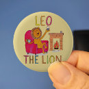 Recherche de lion mignon badges Zodiaque