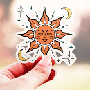Recherche de lune autocollants Soleil et lune