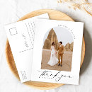 Recherche de remerciements mariage cartes postales Noir et blanc