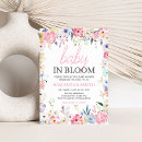 Recherche de printemps baby shower invitations Fleur sauvage