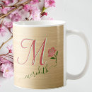 Recherche de fleur blanche rouge tasses Pour elle