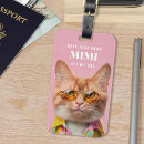 Recherche de chat rose bagages étiquettes Animal