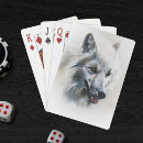 Recherche de loup blanc jeux de cartes Loups