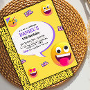 Recherche de emotion invitations D'anniversaire émoji