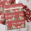 Recherche de arbres à feuillage persistant papier cadeau Rustique