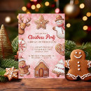 Recherche de gingerbread invitations Rouge