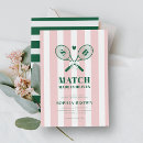 Recherche de match de tennis cartes postales Rose et vert