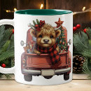 Recherche de vintage red truck tasses Ferme