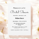 Recherche de minimal bridal shower invitations Simple