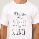 Recherche de silence tshirts Moderne