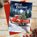 Recherche de vintage red truck christmas vœux cartes Pays