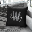 Recherche de typographie coussins Initiale