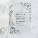 Recherche de noir mariage invitations Minimum