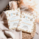 Recherche de western 1ans anniversaire invitations Garçon