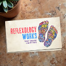 Recherche de empreinte du pied cartes visite Réflexologie