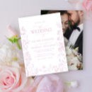 Recherche de elegant dusty rose mariage invitations Formel