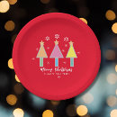 Recherche de bonne année assiettes en papier Rouge